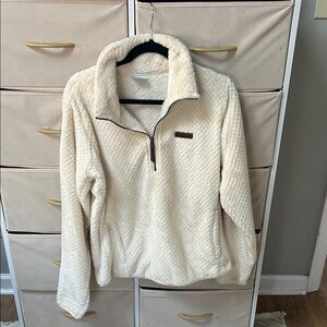 Columbia Off-White Fleece Jacket